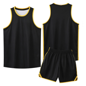 OEM High Quality Printed <b>Plus</b> <b>Size</b> Basketball Jersey Professional Comfortable Breathable 100% Polyester Sleeveless New Design - Product Image 2