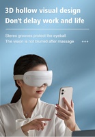 Tragbares Smart 3D Vibration Luftdruck-Augen massage gerät Elektrisch sichtbares tragbares Smart Eye Lid Massage gerät Massage produkte
