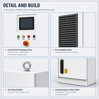 Armoire BESS 100 kW 233 kWh pour stockage commercial, avec système PCS combiné de deux heures, pour sites industriels et entrepôts