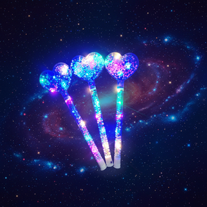 Bacchetta Magica LED Luminosa per Bambini, Bastoncino Fluorescente in Plastica, Lampeggiante e Luminoso al Buio, per Concerti, Feste, Decorazioni Pasquali - Product Image 6