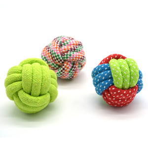 Cuerda de algodón <span class=keywords><strong>para</strong></span> morder perros, juguete de Color caramelo, Bola de Limpieza de dientes <span class=keywords><strong>para</strong></span> cachorros, <span class=keywords><strong>para</strong></span> perros pequeños, medianos y grandes, juguete <span class=keywords><strong>para</strong></span> masticar Golden Retriever de peluche - Product Image 3