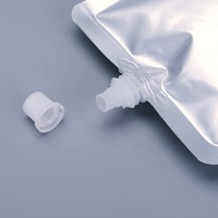 Pochette à bec verseur biodégradable de 250 ml en aluminium pour liquides, format vertical, de qualité supérieure, fabriquée en Chine