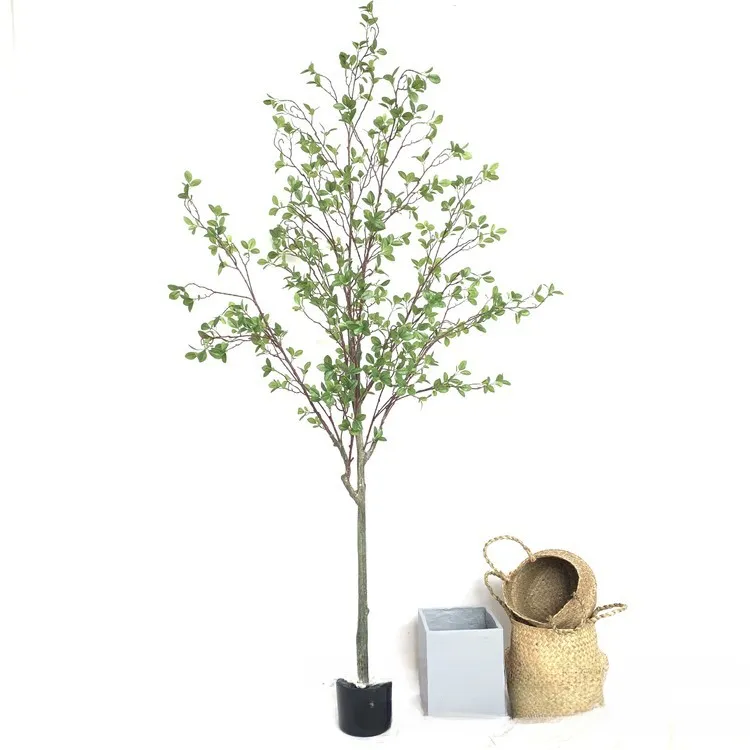 En satıcı simülasyon bitkiler gerçek dokunmatik yeşil kurutulmuş yeşillik taklit ağacı saksı yapay büyük Bonsai