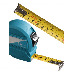 Mètre à ruban en ABS bleu épaissi, résistant aux chutes, avec ruban gradué à revêtement mat - Product Image 4
