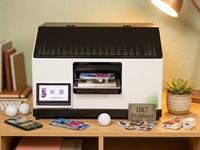 Nouvelle imprimante à plat UV automatique A5, tête d'impression DX7, 1440 DPI, haute précision, pour coques de téléphone, acrylique, cylindres, CMYKW, Wi-Fi, jet d'encre de bureau
