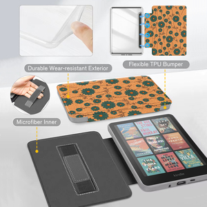 Étui pour <span class=keywords><strong>Kindle</strong></span> en liège écologique et durable pour <span class=keywords><strong>Kindle</strong></span> Paperwhite 12e et 11e génération, housse de protection avec dos transparent et sangle de maintien - Product Image 3