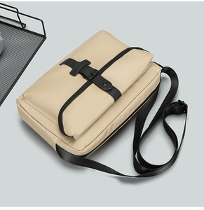 Sac bandoulière vintage style été pour homme, léger, en cuir PU imperméable, pour usage quotidien - Product Image 6
