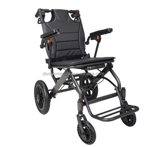 Airplane Wheelchair Ultra-light Can Fold the Elderly with Disabilities for <b>Small</b> Portable to Get on the Plane Hand - Product Image 2