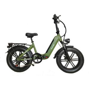 Vélo électrique pliant portable de l'usine 48V 500W batterie intégrée au lithium gros pneu pour les trajets quotidiens - Product Image 3