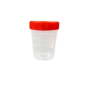Gobelet d'échantillonnage Wei Hong 100-120ml transparent avec bouchon à vis pour la collecte d'urine - Product Image 4