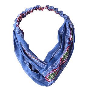 2023 nuovo Design moda donna stile estivo fasce bohémien ragazza croce turbante bandane fasce per <span class=keywords><strong>capelli</strong></span> accessori per <span class=keywords><strong>capelli</strong></span> - Product Image 4