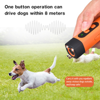 Répulsif Ultrasonique Haute Puissance pour Chiens, Chasseur d'Animaux Extérieur, Dissuasif Ultrasonique Durable à Tête Unique pour Chiens