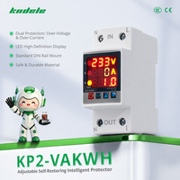 Régulateur de protection numérique réglable pour tension et courant KP2-VAKWH, protecteur intelligent multifonctionnel