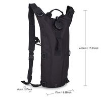 JSH Vente en Gros Sac d'Hydratation Tactique Extérieur 3L avec Poche à Eau EVA, Sac à Dos Tactique Tendance, Impression Personnalisée Promotionnelle