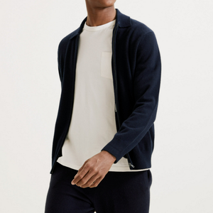 <span class=keywords><strong>Cardigan</strong></span> Invernale in Cashmere <span class=keywords><strong>con</strong></span> Zip e Collo Rovesciato per <span class=keywords><strong>Uomo</strong></span>, Lavorato a Maglia, Traspirante e Anti-Restringimento - Product Image 4