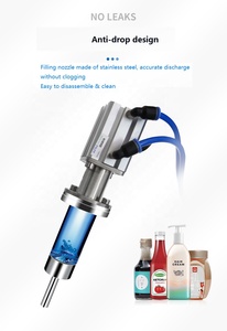 DUOQI G1WTD HM pasta spessa <span class=keywords><strong>e</strong></span> liquido resistente con miscelatore <span class=keywords><strong>e</strong></span> tramoggia riscaldatore regolare la riempitrice - Product Image 6