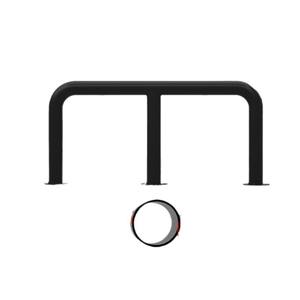 Barrière anti-collision de type M en acier épaissi, poteau de stationnement en U pour le contrôle des voitures et l'isolation routière - Product Image 5