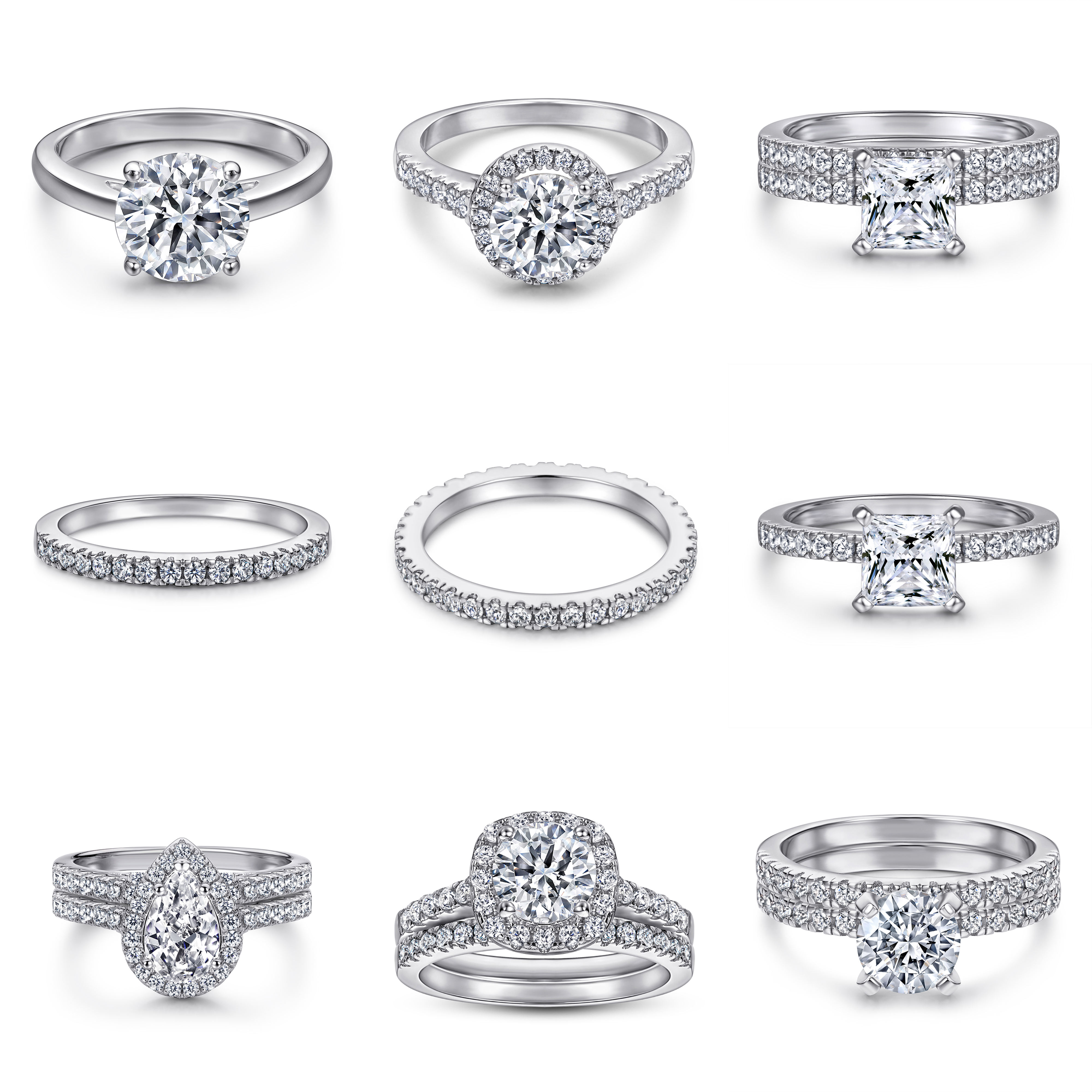 025 Silver Ring Sterling 925 Trendy Design for Women