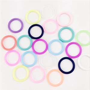 Silicone Bébé Sucette <span class=keywords><strong>Adaptateur</strong></span> SANS BPA Petit Coloré Rond En Caoutchouc de Silicone Joint Torique - Product Image 2