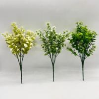 Bouquet d'eucalyptus artificiel en PE, végétation écologique durable pour intérieur, mariage, remise de diplôme, Thanksgiving