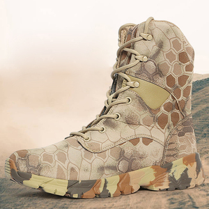 รองเท้าบูทลุยทะเลทรายสำหรับผู้ชายกันน้ำกันลื่นทนทานต่อการปีนเขาเป็นมิตร - Product Image 6