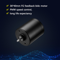 Moteur CC sans balais à vitesse différentielle avec contrôle PWM, certifié CE, BL3640