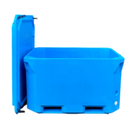 Grande Glacière Isotherme Rotomoulée Réutilisable Étanche Portable Type Palette 800L en PE Robuste Moderne pour Aliments Personnalisable