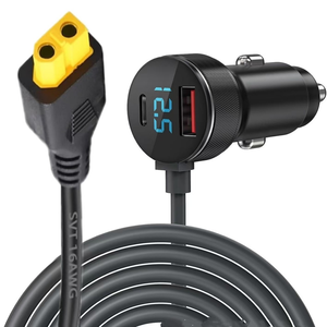 Para Bluetti <span class=keywords><strong>EB55</strong></span> Anker 757/767 para Ecoflow Delta/River Cargador de coche con potencia de 108W y cable de carga de 2M Características Función PD DC - Product Image 2