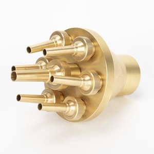 Ugello a spruzzo regolabile in ottone/rame da 1, 1-1/2, 2, 2-1/2 pollici, impermeabile, per fontana a fiore con getto centrale, per ornamenti da giardino <span class=keywords><strong>e</strong></span> uso esterno - Product Image 3