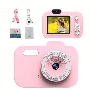 Cámara Educativa Digital Mini para Niños con Dibujos Animados, Pantalla de 2.4 Pulgadas, Funciones de Baja Iluminación con un Clic, Video/Foto 1080P Integrado - Product Image 1