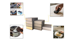 Bloques de lijado de tela de <span class=keywords><strong>esmeril</strong></span> de alta calidad, grano 180 de alta densidad <span class=keywords><strong>para</strong></span> <span class=keywords><strong>manualidades</strong></span>, proyectos de lijado detallados - Product Image 5