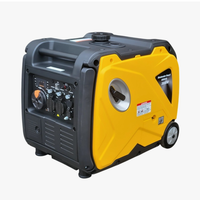 Générateur à essence silencieux 5KW à onduleur, onde sinusoïdale pure, 5000W, 4 temps, pour usage domestique, camping et VR