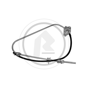 Regulador de Ventana Ac Rolcar ADAPTABLE para OE 7602197, compatible con Fiat Uno 1985 - Product Image 1