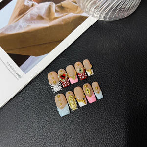 <span class=keywords><strong>Uñas</strong></span> <span class=keywords><strong>Postizas</strong></span> Acrílicas Hechas a Mano <span class=keywords><strong>de</strong></span> Alta Calidad, <span class=keywords><strong>Uñas</strong></span> Acrílicas con Forma <span class=keywords><strong>de</strong></span> Almendra, <span class=keywords><strong>Uñas</strong></span> <span class=keywords><strong>Postizas</strong></span> con Flores 3D, <span class=keywords><strong>Uñas</strong></span> <span class=keywords><strong>Postizas</strong></span> con Pegamento - Product Image 6