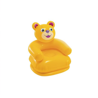 Chaise gonflable en PVC Intex en forme d'animal 65x74 cm pour enfants de 2 à 4 ans, flotteur de piscine unisexe