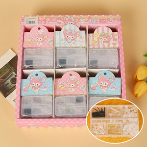 Kit de Suministros para Abalorios Pinkoala, Caja de 6 Compartimentos con Accesorios para Pendientes, para la Creación de Joyería DIY - Product Image 2