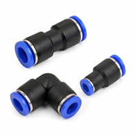 PU PV PG Sambungan Pneumatik Tekan (Push-in) Lurus, Sambungan Siku, Reducer, Konektor Selang Udara 4mm hingga 16mm Garansi 1 Tahun