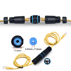 IP68 방수 RJ45 커플러 Cat.6 차폐형 순수 구리 방수 이더넷 커플러 - Product Image 6