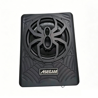 Haut-parleurs de voiture de 10 pouces Active Stereo Pure Bass installés sous le siège Ultra-Thin Subwoofer APP Control Lumière colorée