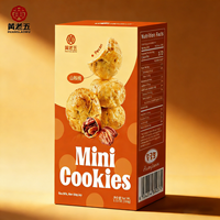 Biscuits chinois en gros, saveur noix de pécan, mini-gâteaux avec flocons de noix de coco, approvisionnement direct usine