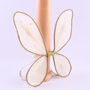 Little Baby Girl Kids regalo niños alas de hadas para disfraz al por mayor alas de mariposa de Ángel hechas a mano para fiesta Cosplay - Product Image 3