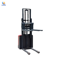 Gerbeur semi-électrique robuste de type 3300 mm de hauteur, capacité de 1500 kg, gerbeur électrique pour palettes
