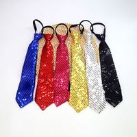 Cravate universelle coréenne à sequins style jazz, pour danse de rue, spectacle de magie, cravate pour enfants, vente en gros