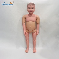 Maniquí de Entrenamiento Infantil Avanzado, Modelo de Simulación de Bebé de Cuerpo Completo para Enseñanza de Enfermería Pediátrica, CE/ISO/ROHS/CNAS