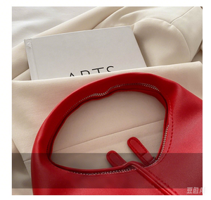 Nuova Borsa a Tracolla di Lusso da Donna, Design Elegante, in Pelle Morbida, Chiusura con Zip, Portatile, in Poliestere e PU, Ideale per l'Estate - Product Image 6