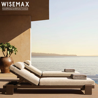 WISEMAX FURNITURE Mobilier d'extérieur moderne, ensemble de canapés imperméables de haute qualité, table basse de jardin, chaise longue pour jardin et terrasse