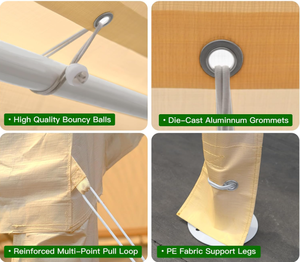 Tente d'entrepôt écologique pour l'extérieur Atelier temporaire Toit rigide Garages de voiture au toit ouvrant Auvents Abri de voiture - Product Image 3