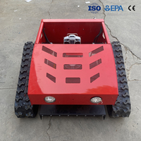 Pemotong Rumput Mini Robot RC dengan Penggerak Listrik 9HP 7.5HP, Kontrol Jarak Jauh, dan Pembersih Salju, Gratis Ongkir
