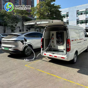 Estación de Carga Rápida para Vehículos Eléctricos, Estación de Carga Móvil para Exteriores, Estación de Carga Móvil que Funciona con Monedas - Product Image 2