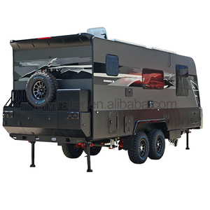 Caravane tout-terrain spacieuse à double essieu, caravane de luxe à essieu tandem, camping-car multi-lits, cuisine <span class=keywords><strong>Thetford</strong></span>, salle de bain, toilettes - Product Image 5
